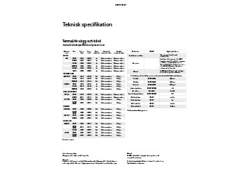Teknisk information Nordic Spirit våtrum